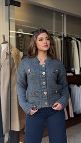 بلوزة صوف تقيلة