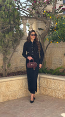 طقم اسود تنورة