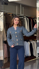 بلوزة صوف تقيلة