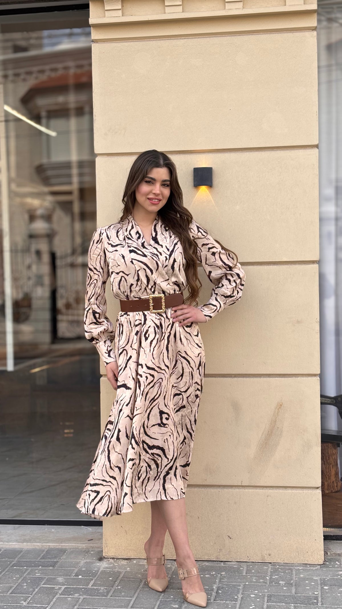 فستان كم فرنسي