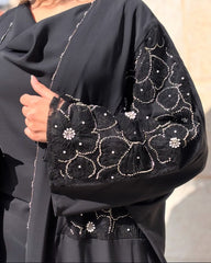 عباي اسود مفتوحة