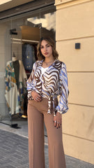 بلوز بستايل مميز وغريب